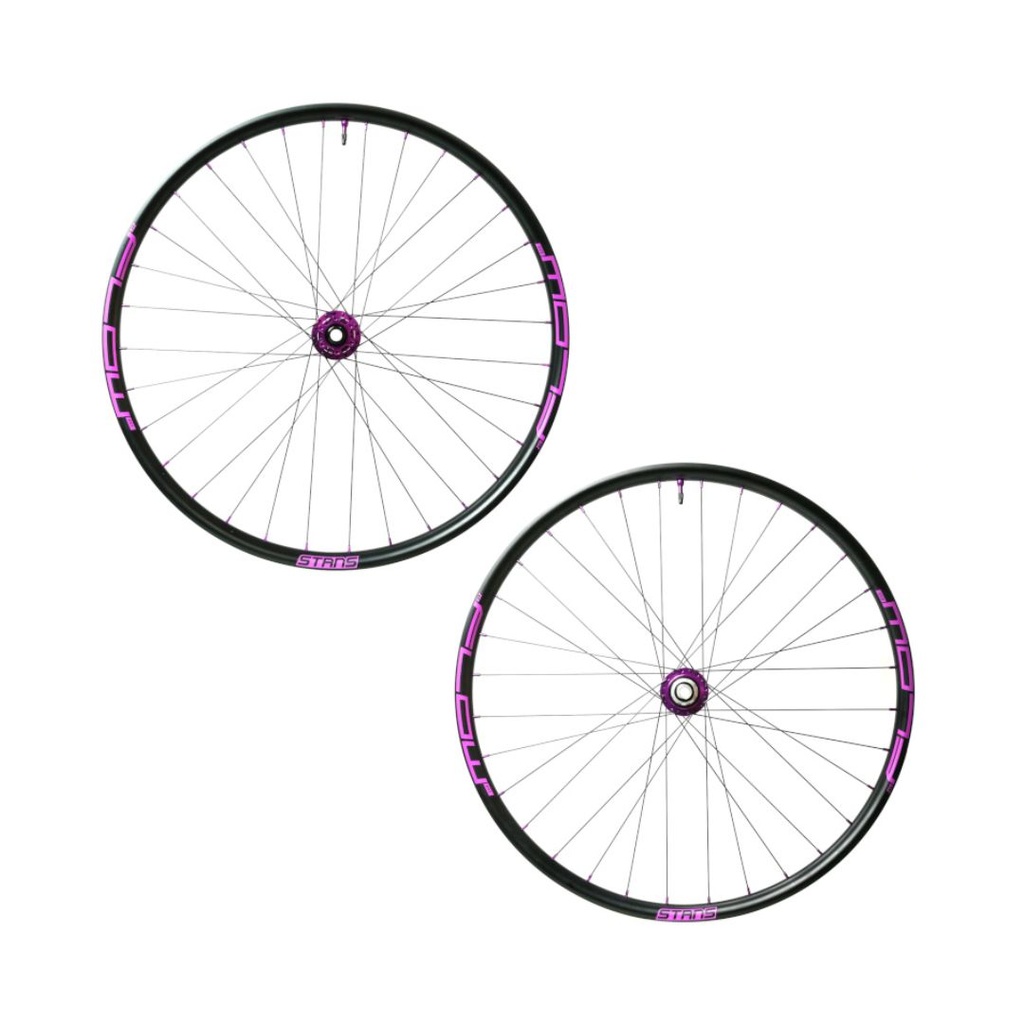 JUEGO DE RINES STAN'S FLOW EX3 29" BITEX BOOST SMS EDICION ESPECIAL MORADA 