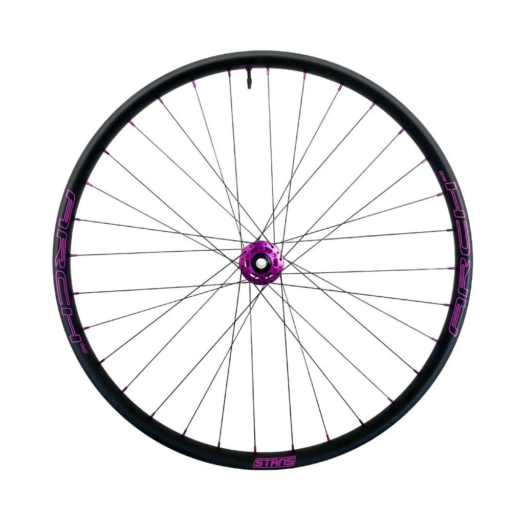 JUEGO DE RINES STAN'S ARCH MK4 29" 32H BITEX BOOST (HG) EDICION ESPECIAL MORADA
