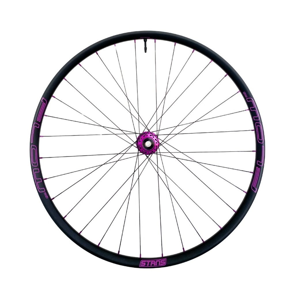 JUEGO DE RINES STAN'S FLOW MK4 29" 32H BITEX BOOST (HG) EDICION ESPECIAL MORADA 