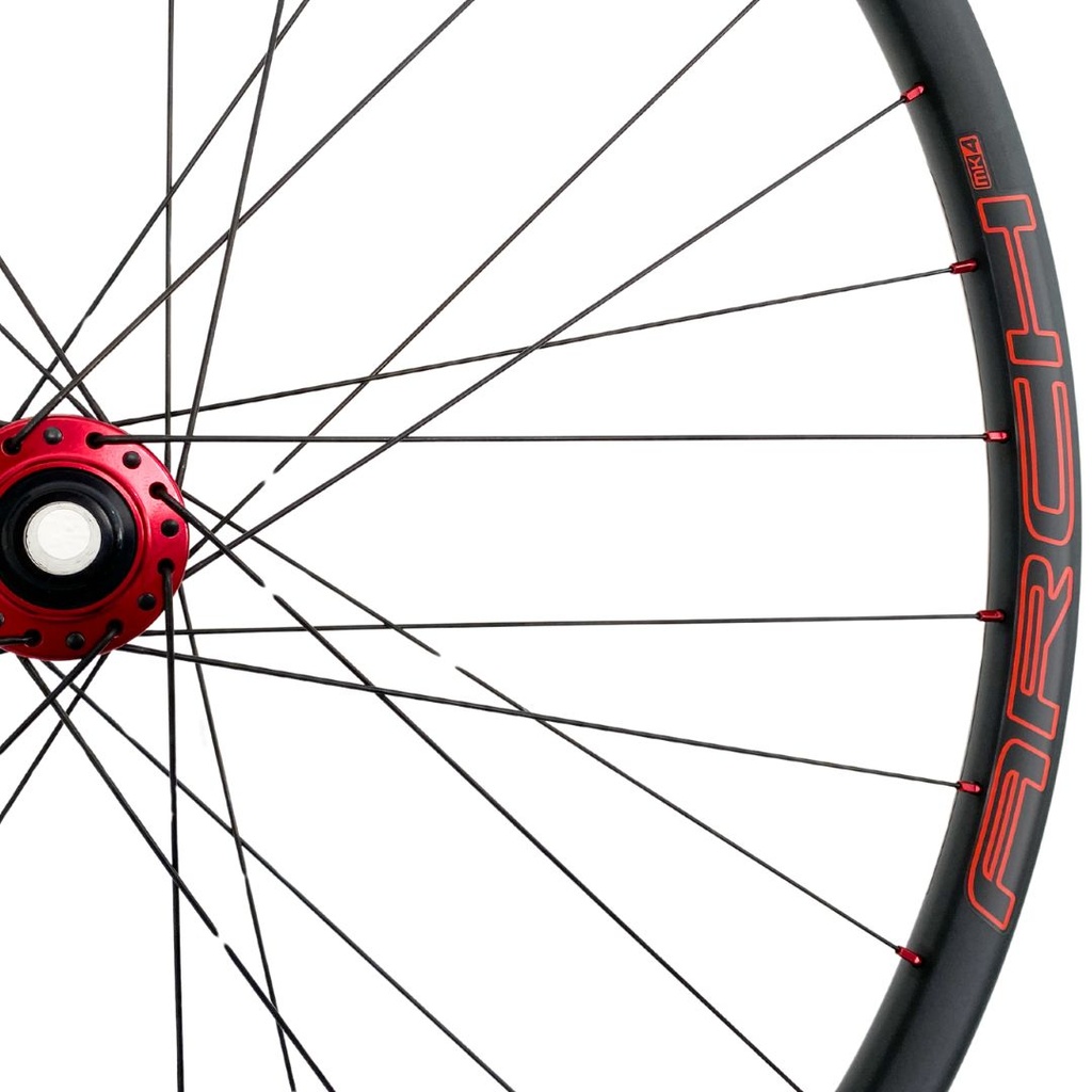 JUEGO DE RINES STAN'S ARCH MK4 29" 32H BITEX BOOST (SMS) EDICION ESPECIAL ROJO