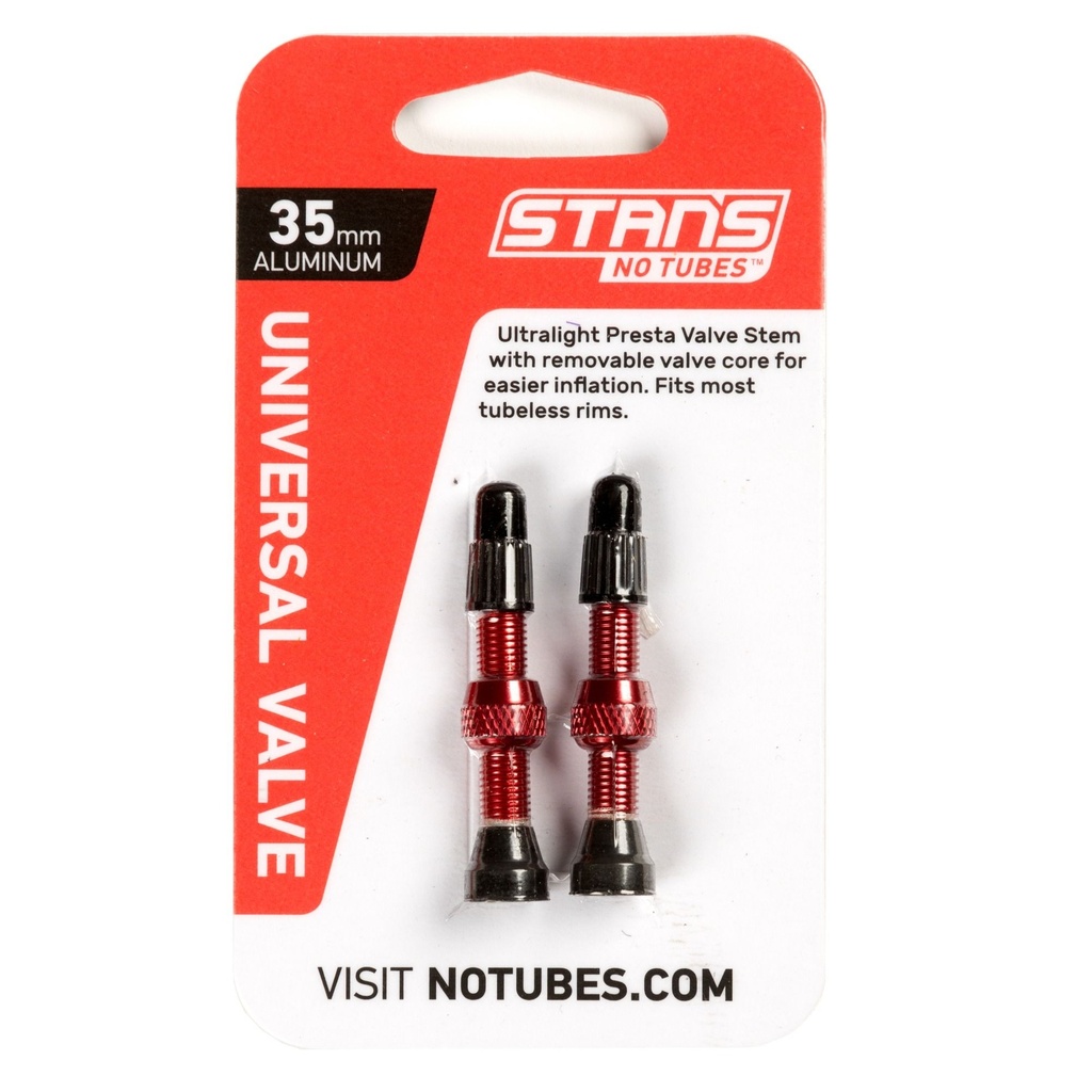 VALVULA STAN´S ALU V/F 35MM (TARJETA 2PZAS)