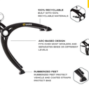    	
Rack Saris para cajuela BONES 3 Bikes