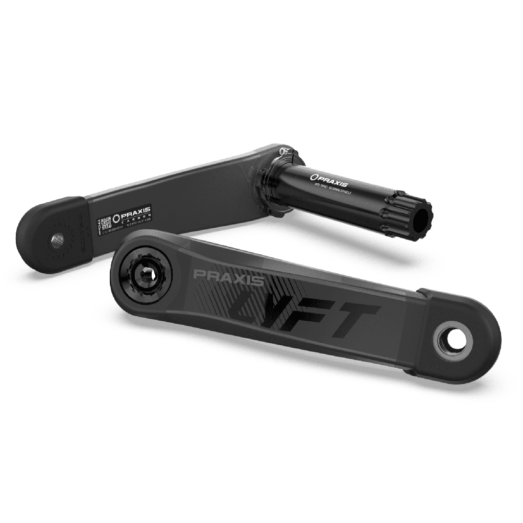 PAR DE BIELAS PRAXIS G2 LYFT M30-THRU DM | CARBON | 165MM