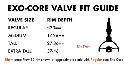 VALVULA TUBELESS EXO-CORE LONGITUD REGULAR DE STAN'S