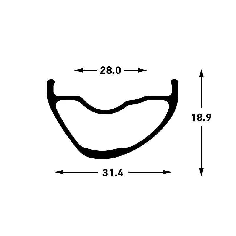 RUEDA ARCH MK4 STAN'S M-PULSE 32H