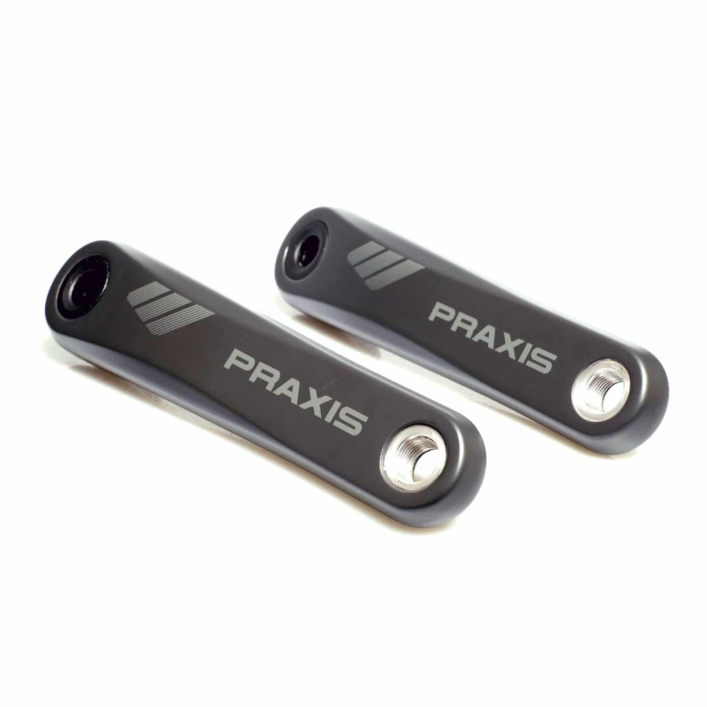 PAR DE BIELAS PRAXIS E-CRANK SET | TURBO-ISIS | SBC | LEVO/G2 | ALUMINIO  