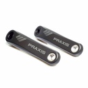 PAR DE BIELAS PRAXIS E-CRANK SET | TURBO-ISIS | SBC | LEVO/G2 | ALUMINIO  