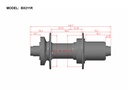MAZA TRASERA BITEX BX211 BOOST 12X148MM XD NEGRA 24H (EZO)