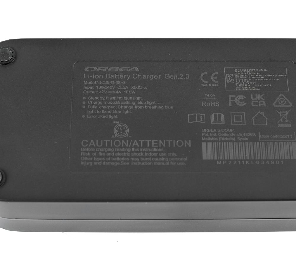 SMART CHARGER ORBEA RS 4A-2A 42V GEN 2