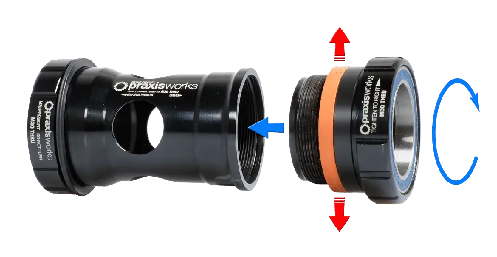 TAZA DE CENTRO PRAXIS M30 - BB30-PF30 68MM RUTA _ CERAMICO.webp