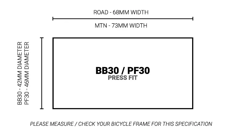 TAZAS DE CENTRO PRAXIS M24- BB30-PF30  73MM MTB.webp