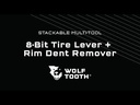 8-Bit Tire Lever + Rim Dent Remover Multi-Tool