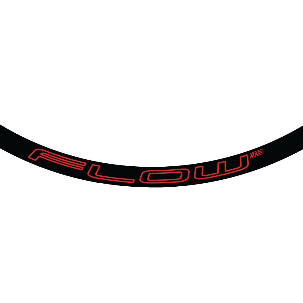 CALCOMANIAS ARO FLOW EX3 29" ROJO (P/1 ARO)