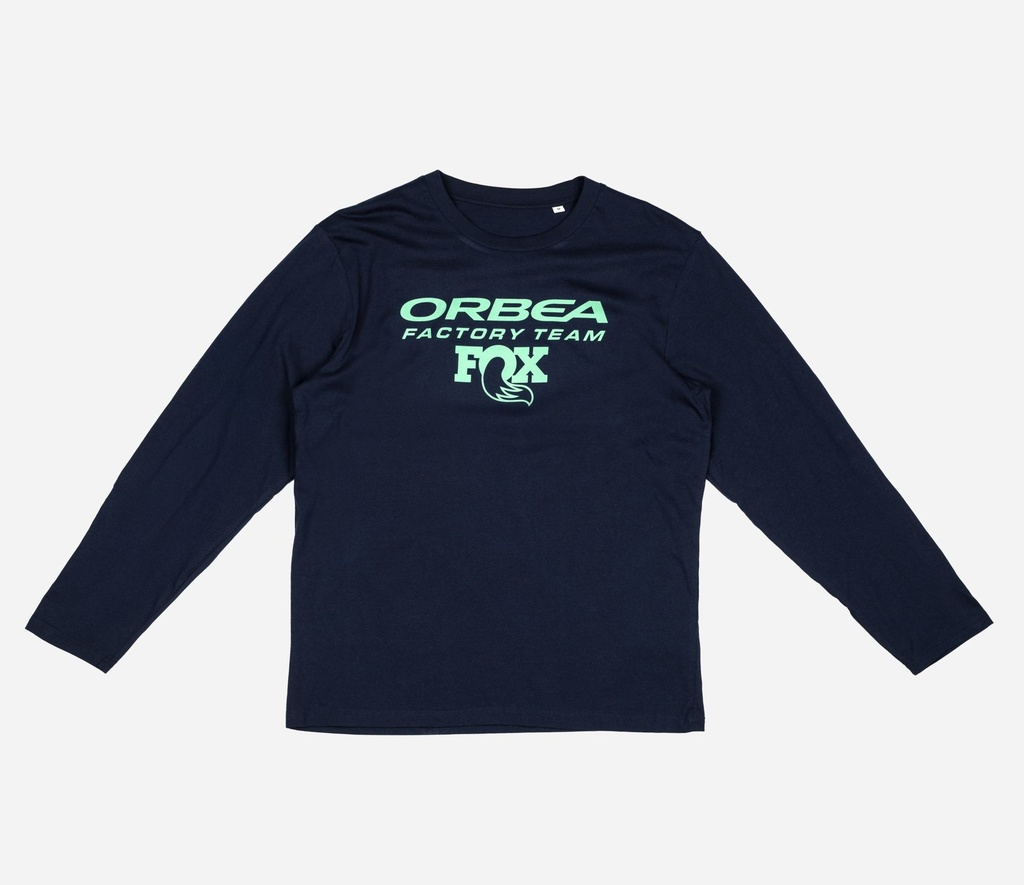 CAMISETA MANGA LARGA OFT FOX AZUL MARINO