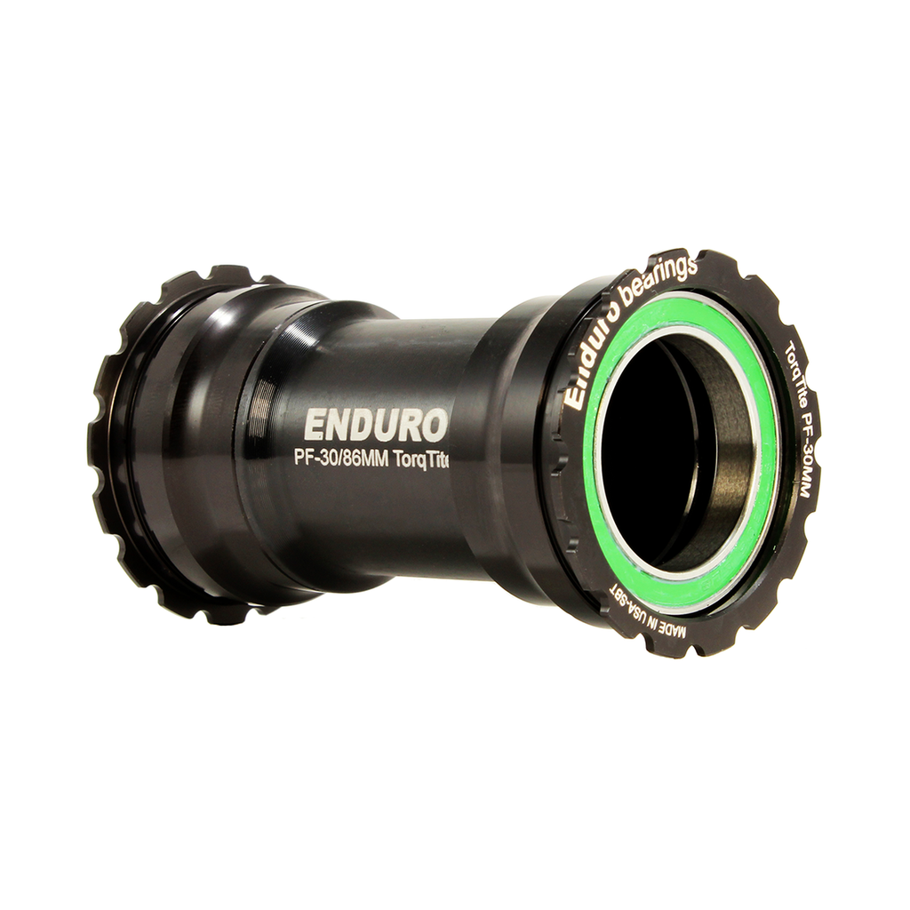 BKS-0161 - Torqtite, stainless steel, Angular Contact, Bearing Bottom Bracket for BB386 Framesets and 30mm Cranksets (spindle length 104mm or longer)