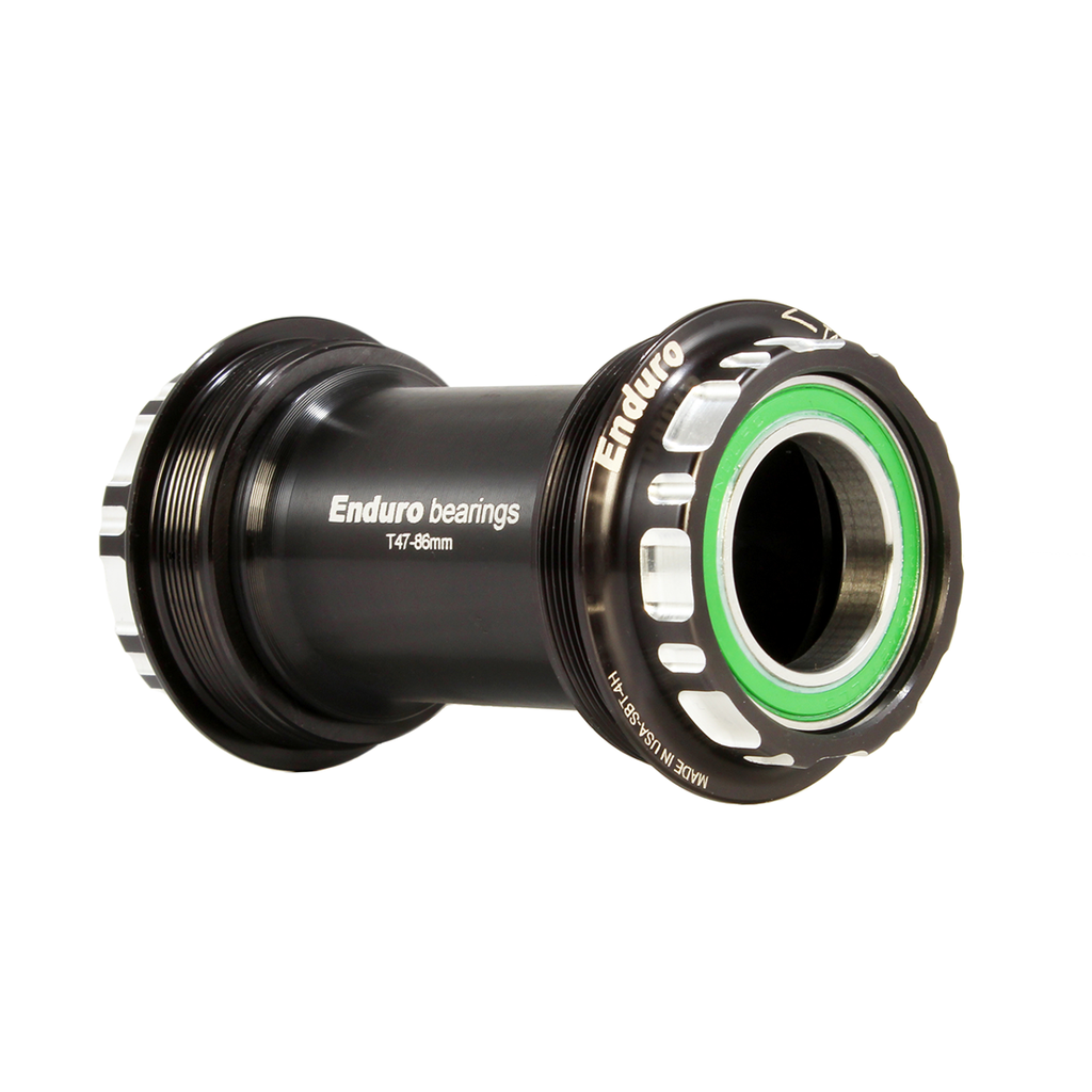 BKS-0231 - T47-External, Threaded, stainless steel, Angular Contact Bearing Bottom Bracket for T47 Framesets and Shimano 24mm Cranksets