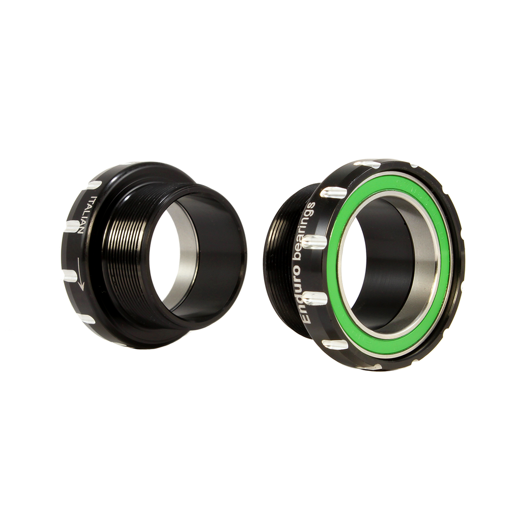BKS-0444 - Italian Thread-In , Angular Contact, stainless steel Bottom Bracket for 30mm Cranksets (spindle length 104mm or longer)