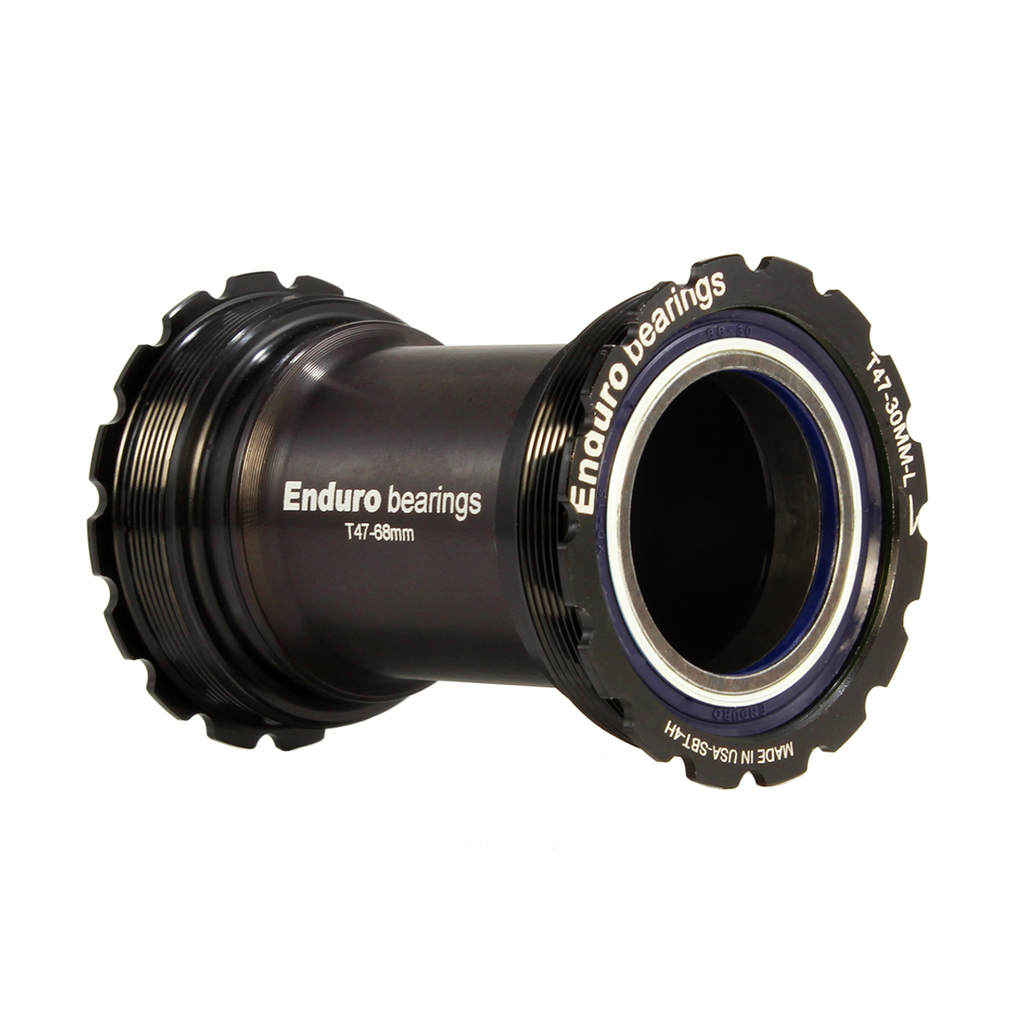 BKC-0721 - T47-Internal, Threaded, Ceramic Hybrid, XD15 Corsa, 45 degree Angular Contact, Bearing Bottom Bracket for T47 Framesets and 30mm Cranksets
