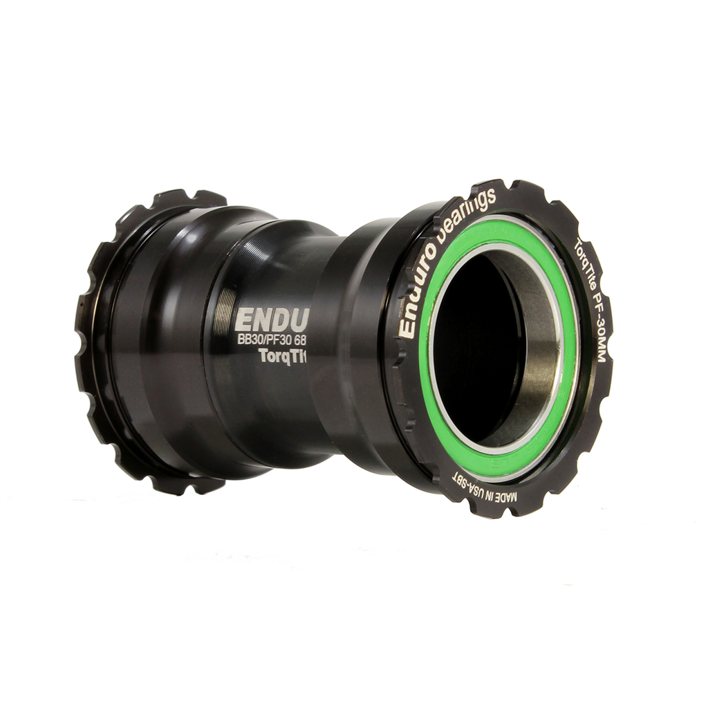 BKS-0131 - Torqtite, stainless steel, Angular Contact, Bearing Bottom Bracket for PF30 Framesets and 30mm Cranksets (under 90mm spindle length)