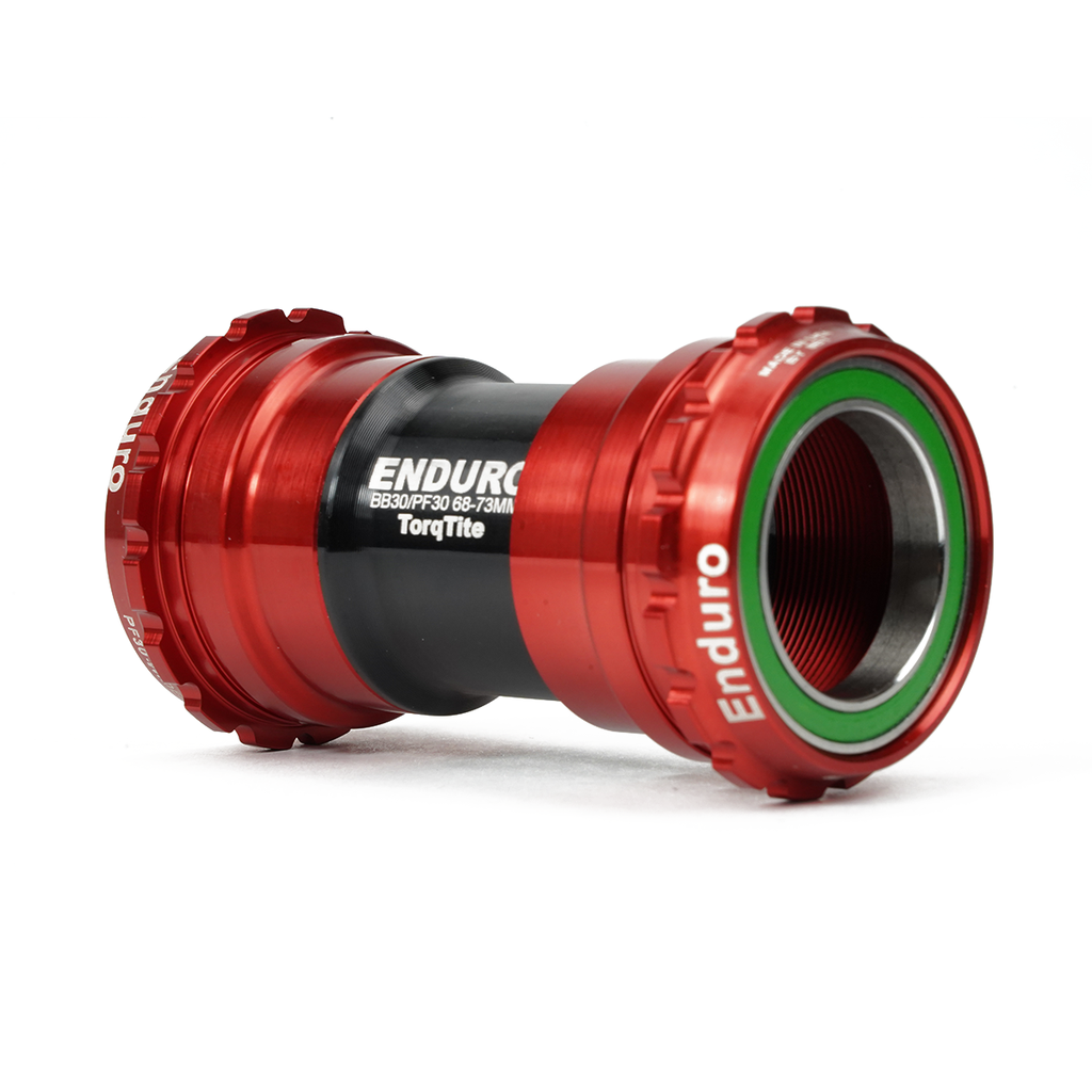 BKS-0133 - Torqtite, stainless steel, Angular Contact, Bearing Bottom Bracket for PF30 Framesets and SRAM DUB 29mm Cranksets - Red