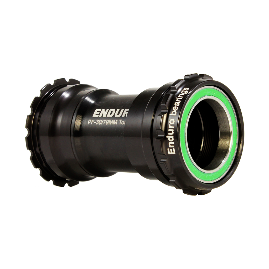 BKS-0139 - Torqtite, stainless steel, Angular Contact, Bearing Bottom Bracket for BBRight Framesets and 30mm Cranksets (104mm or longer) - Black