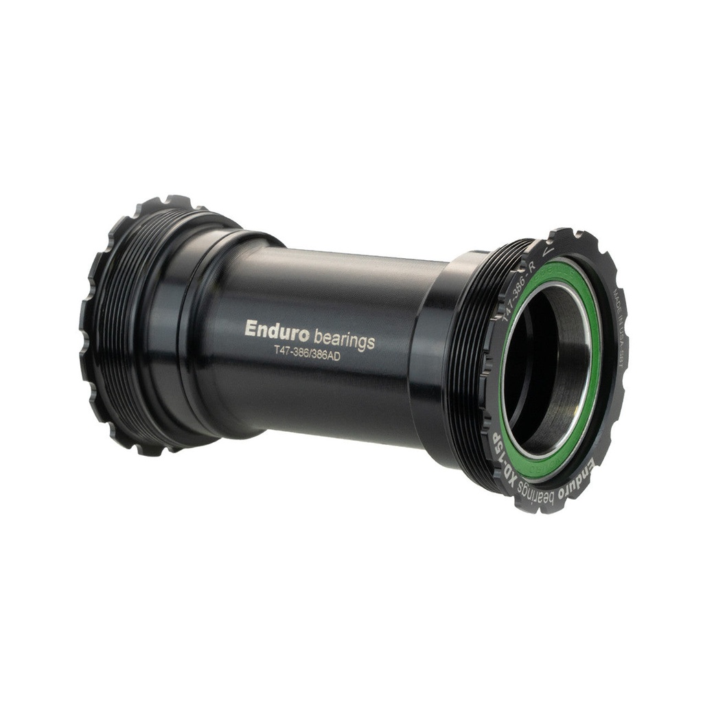 BKC-0791- T47-Internal, Threaded, Ceramic Hybrid, XD15, Angular Contact Bearing, Bottom Bracket for T47 Framesets and BB386 30mm Cranksets