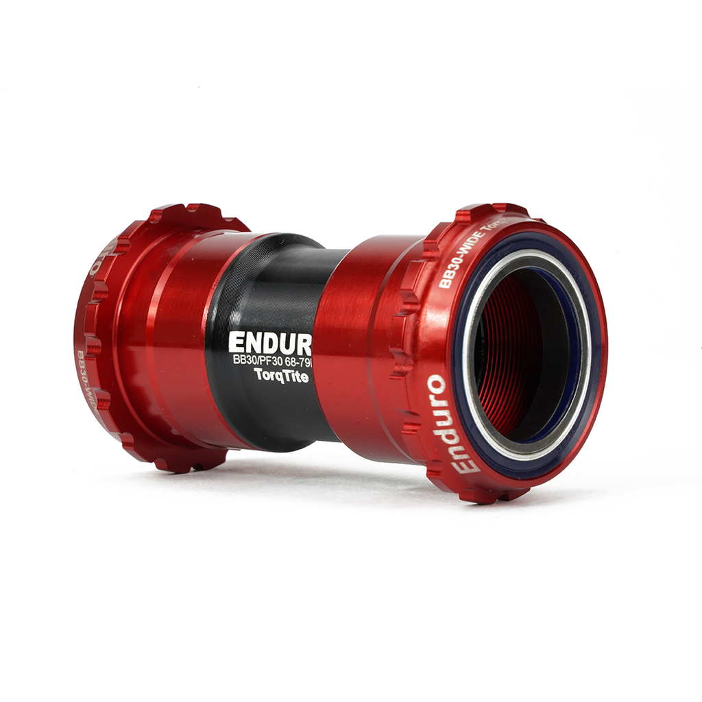 BKC-0645 - Torqtite, Ceramic, XD15 Corsa, 45 degree Angular Contact, Bearing Bottom Bracket for BB30 Framesets to 30mm Cranksets (over 104 mm wide) - Red