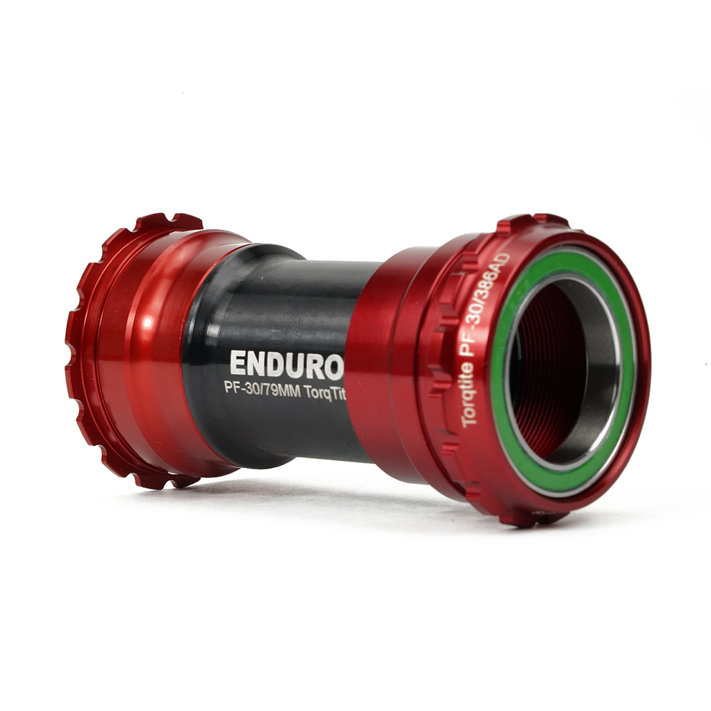 BKC-0857 - Torqtite, Ceramic-Hybrid, XD15, Angular Contact, Bearing Bottom Bracket for BBRight Framesets and SRAM DUB/29mm Cranksets - Red