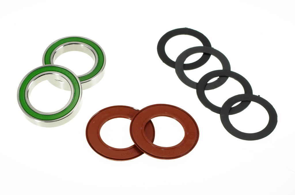 BKS-5428 - stainless steel, Angular Contact, Bottom Bracket Bearing Kit for Shimano 24mm Cranksets and Trek BB90/95 framesets