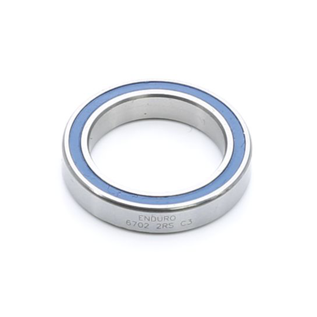 6702 2RS - ABEC-3 Radial Bearing (C3 Clearance) - 15mm x 21mm x 4mm