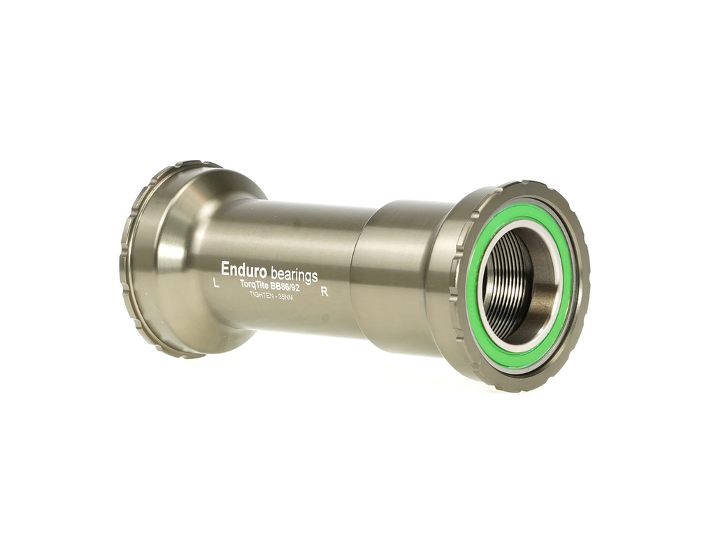 BKSR-0122 - Torqtite, Stainless Steel , Radial Bearing Bottom Bracket for BB86/92 Framesets and Shimano 24mm Cranksets