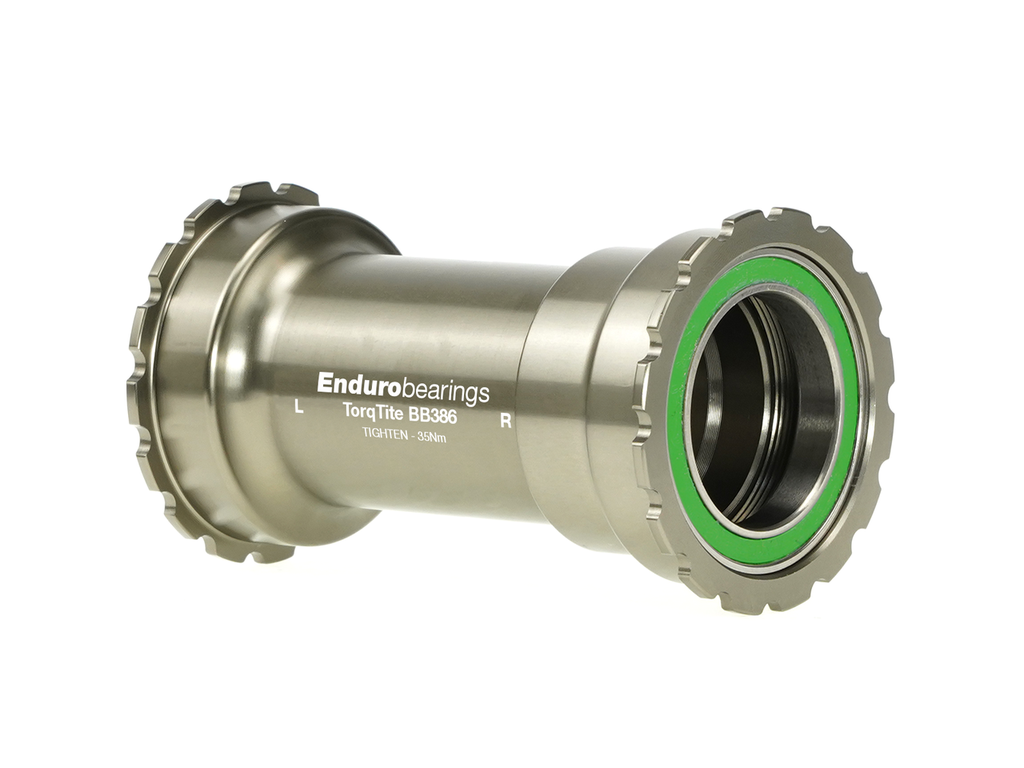 BKSR-0162 - Torqtite, stainless steel, Radial Bearing Bottom Bracket for BB386 Framesets and 30mm Cranksets