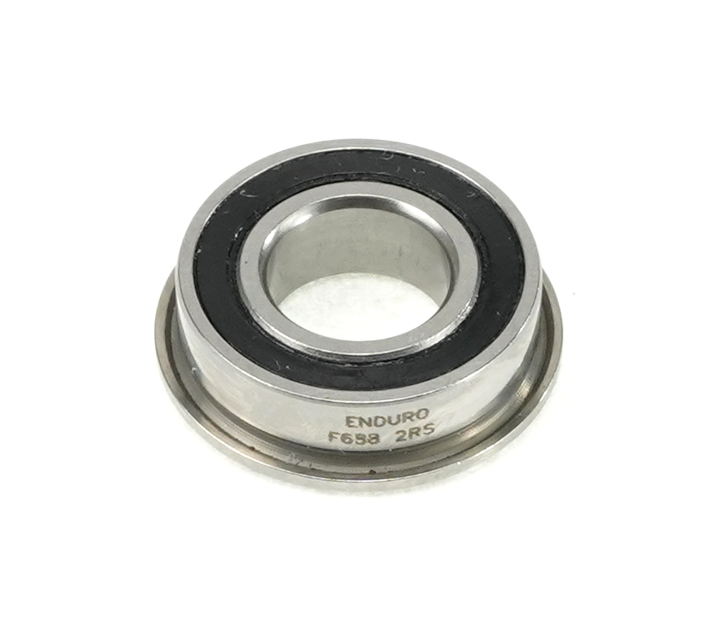 F688 2RS - ABEC-3, Extended Race, Radial Bearing (C3 Clearance) - 8mm x 16/18mm x 5mm