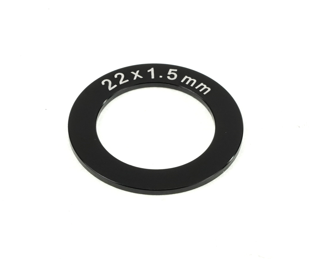 WA 22x33x1.5 - 22mm ID (GXP Non-Drive) BB spindle Spacer - 1.5mm (6061 Aluminum)