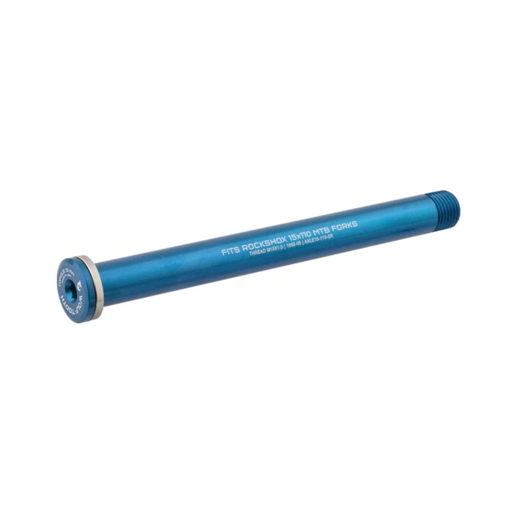 WOLFTOOTH EJE PASANTE P/ROCKSHOX 15X110MM AZUL