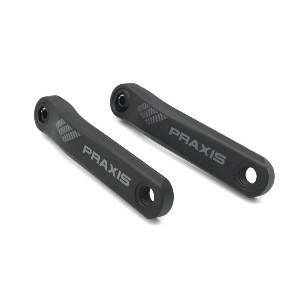 PAR DE BIELAS PRAXIS E-CRANK SET | ISIS | TIPO 1 | ALUMINIO | BOSCH/YAMAHA