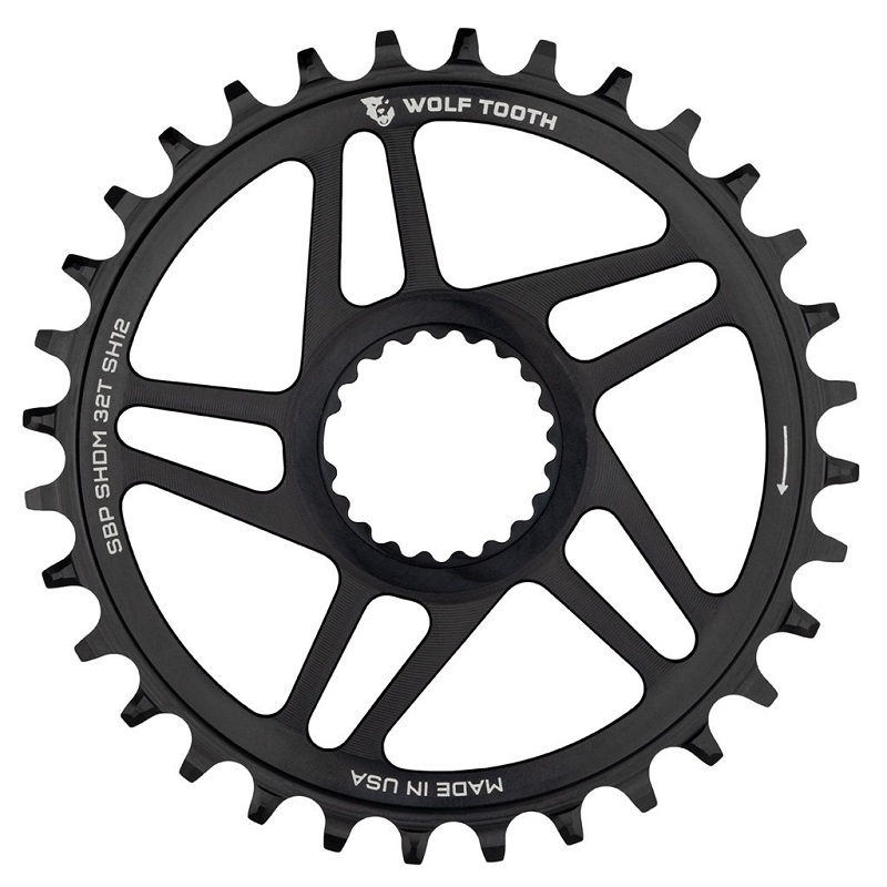 WOLFTOOTH MONOPLATO SHIMANO DIRECT MOUNT 34T 12V BOOST NEGRO