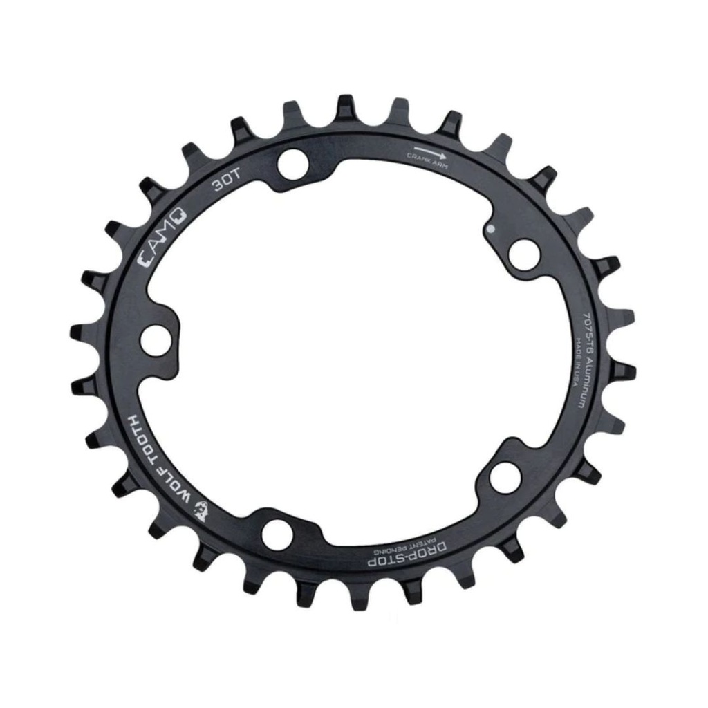 CAMO Aluminum Elliptical Chainring Drop-Stop ST / 32T