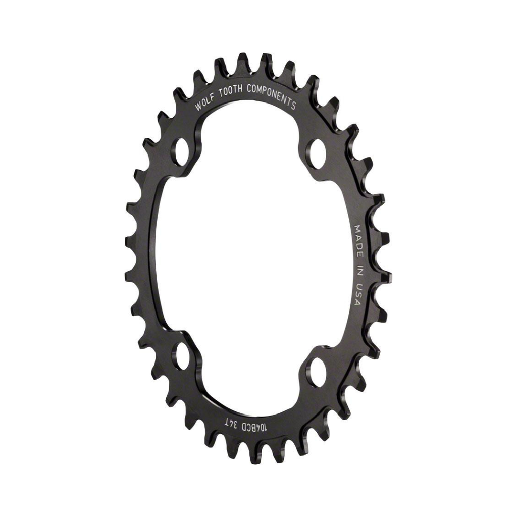 WOLFTOOTH MONOPLATO BCD104X34T OVALADO NEGRO (P/SHIMANO 12V)