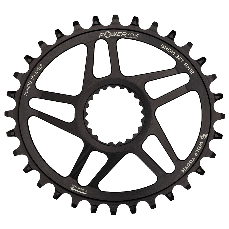 WOLFTOOTH MONOPLATO SHIMANO DIRECT MOUNT 32T OVAL 12V BOOST NEGRO
