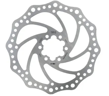 SX16 STAINLESS STEEL ROTOR ø160mm 138g WITH 6 ROTOR BOLTS