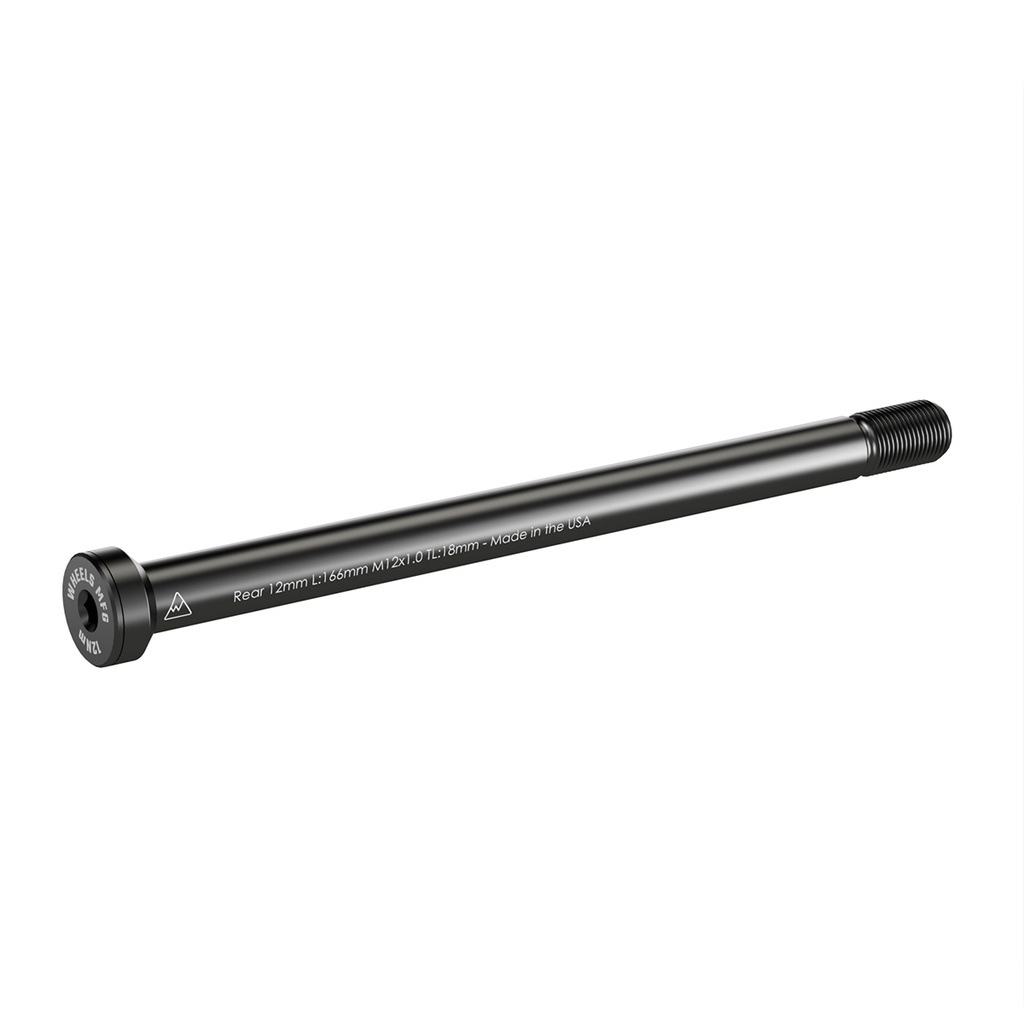 WHEELSMFG EJE TRASERO 12 X 166 ROSCA 1.0x 18 mm
