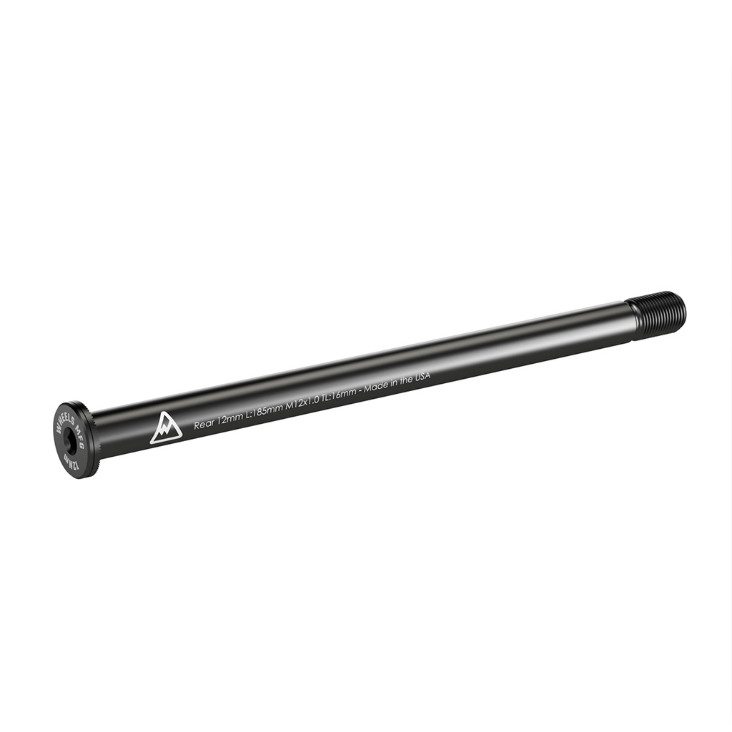 WHEELSMFG EJE TRASERO 12 X 185 ROSCA 1.0x 16 mm