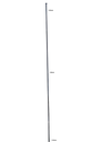 RAYO SAPIM RACE "Straight Pull" NEGRO 310MM SIN ROSCA