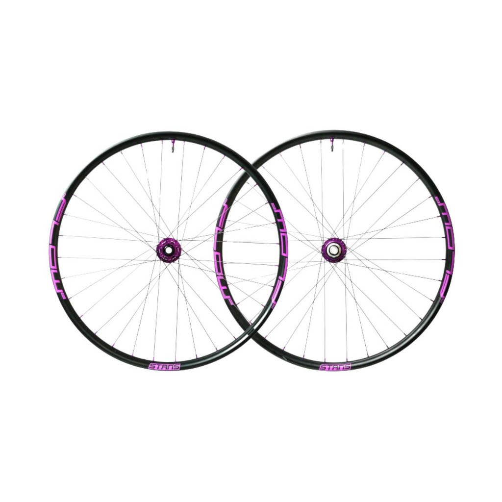 JUEGO DE RUEDAS BITEX BOOST CON ARO STAN'S FLOW EX3 29" EDICION ESPECIAL MORADA 