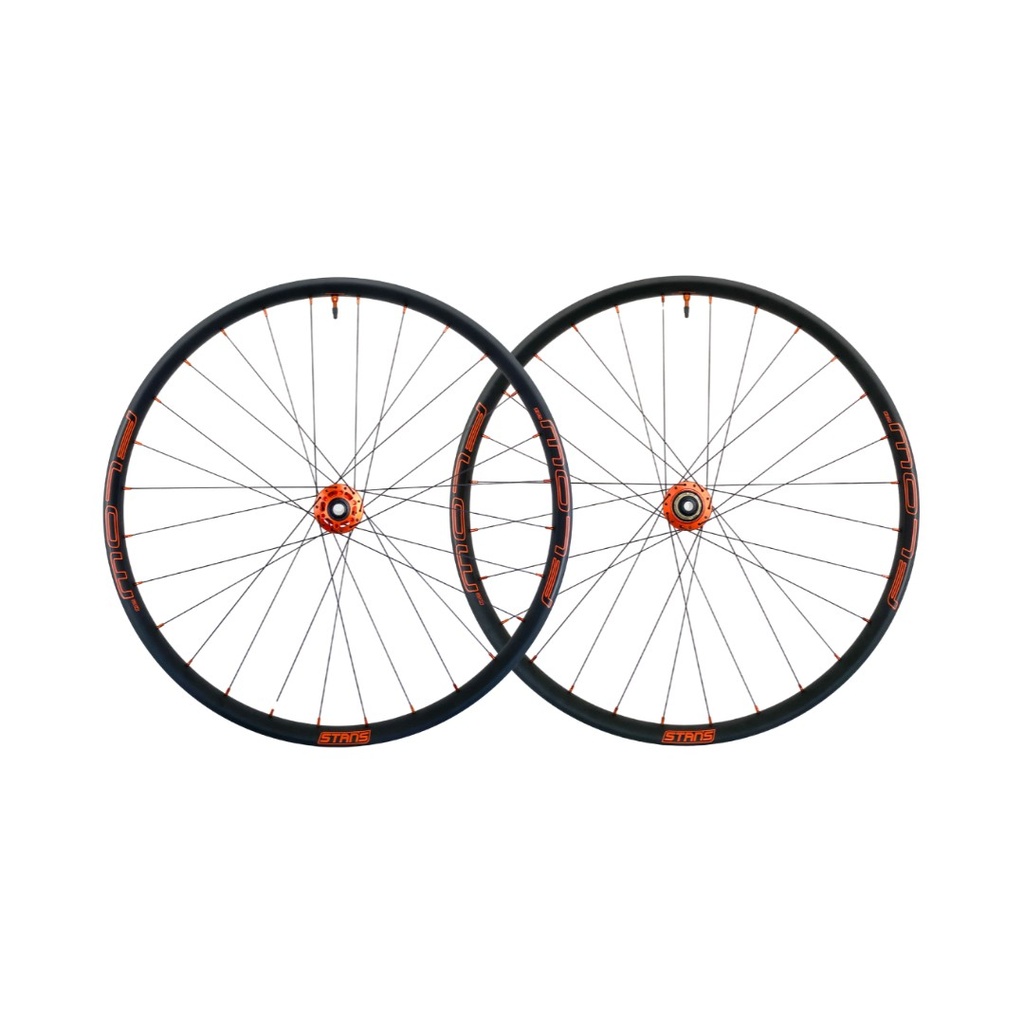 JUEGO DE RUEDAS BITEX BOOST CON ARO STAN'S FLOW MK4 29" 28H EDICION ESPECIAL NARANJA