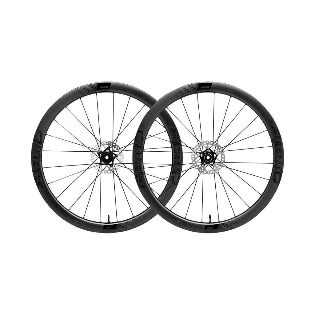 JUEGO DE RUEDAS FFWD RYOT (44MM) FULL CARBON FFWD (HG) NEGRO MATTE