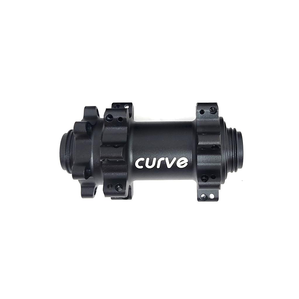 MAZA DELANTERA MTB BITEX BX401F SP 28H 15X100MM NEGRO MATE (LOGO CURVE)