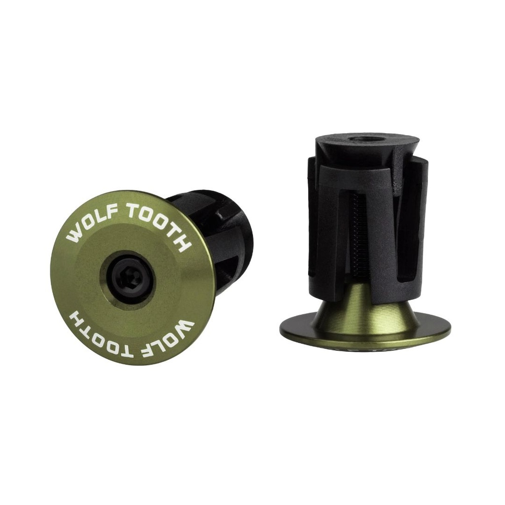 WOLFTOOTH PAR DE TAPONES PARA MANUBRIO ALUMINIO 