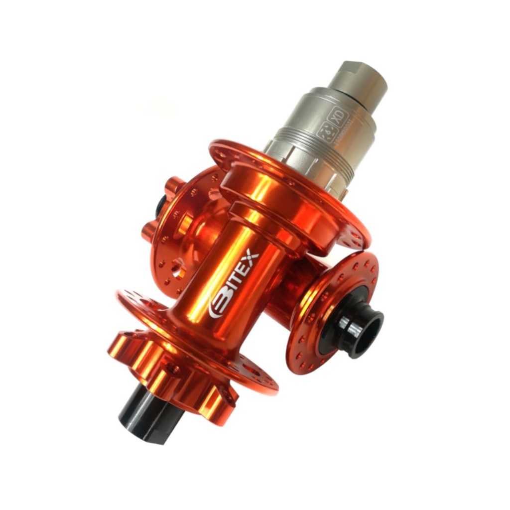 PAR DE MAZAS BITEX BX211 BOOST 15X110MM/12X148MM BODY XD NARANJA 28H (EZO)